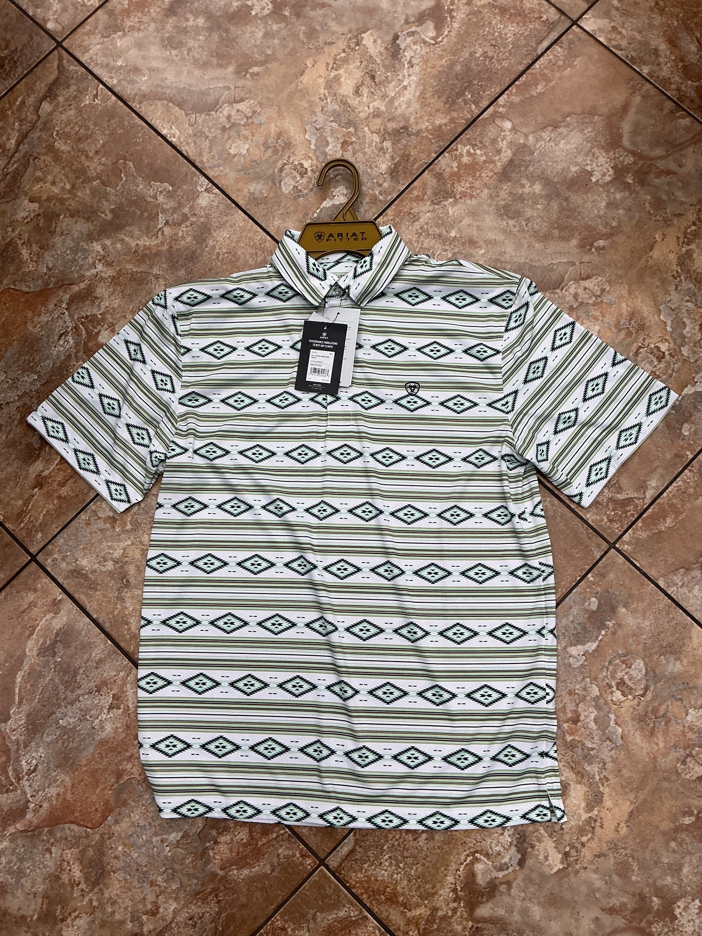Ariat green Aztec