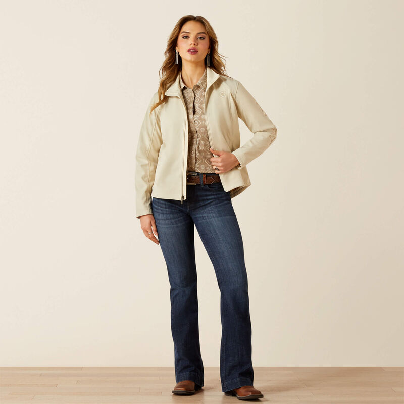 ARIAT Logo Softshell Jacket Dune