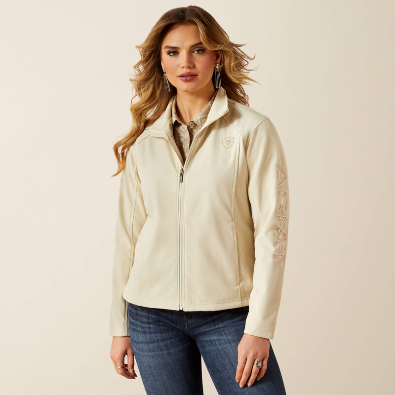 ARIAT Logo Softshell Jacket Dune
