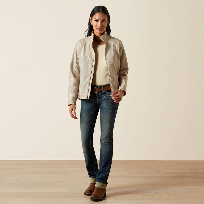 ARIAT Logo Softshell Print Jacket