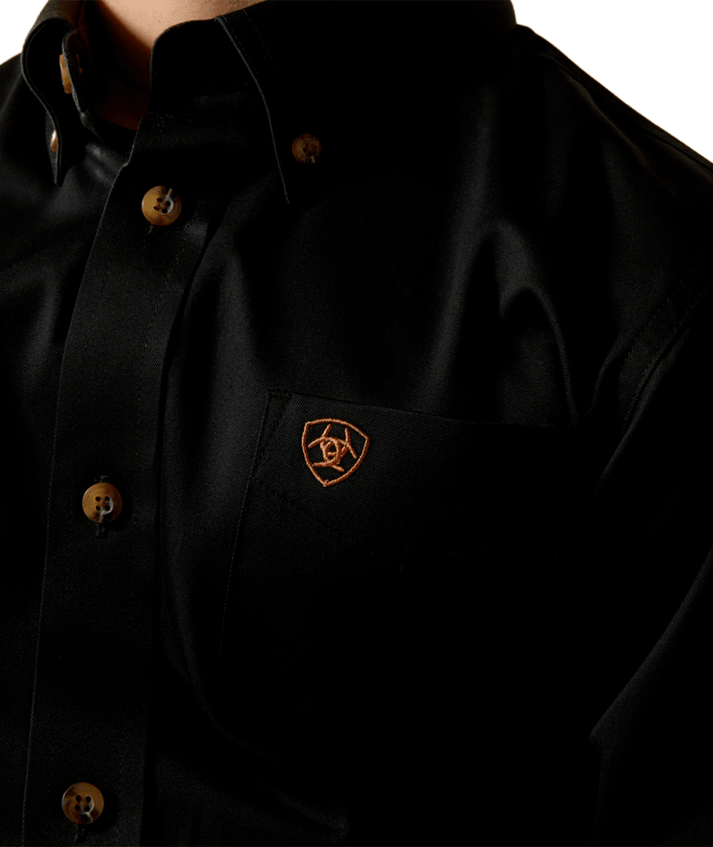 Ariat YTH Solid Twill Classic Fit Shirt