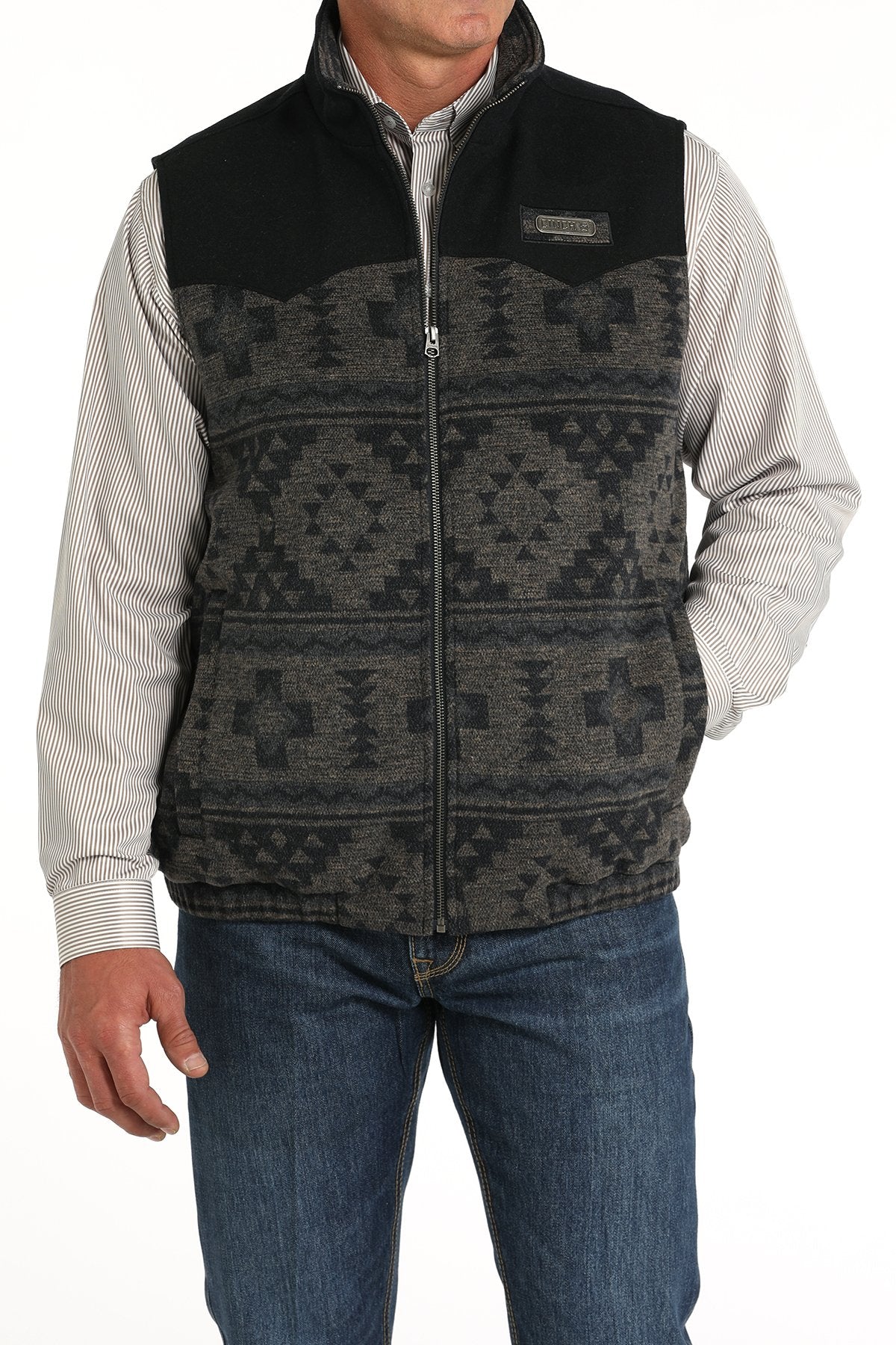 CINCH Men's Concealed Carry Western Vest - Navy