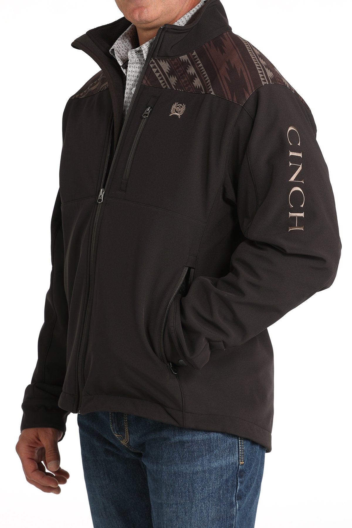 Cinch Men's Bonded Jacket - Brown