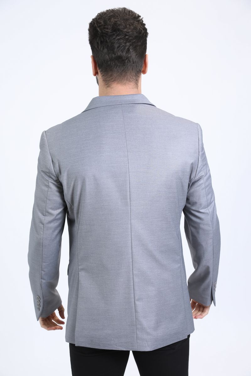 Mens Fashion Gray Blazer