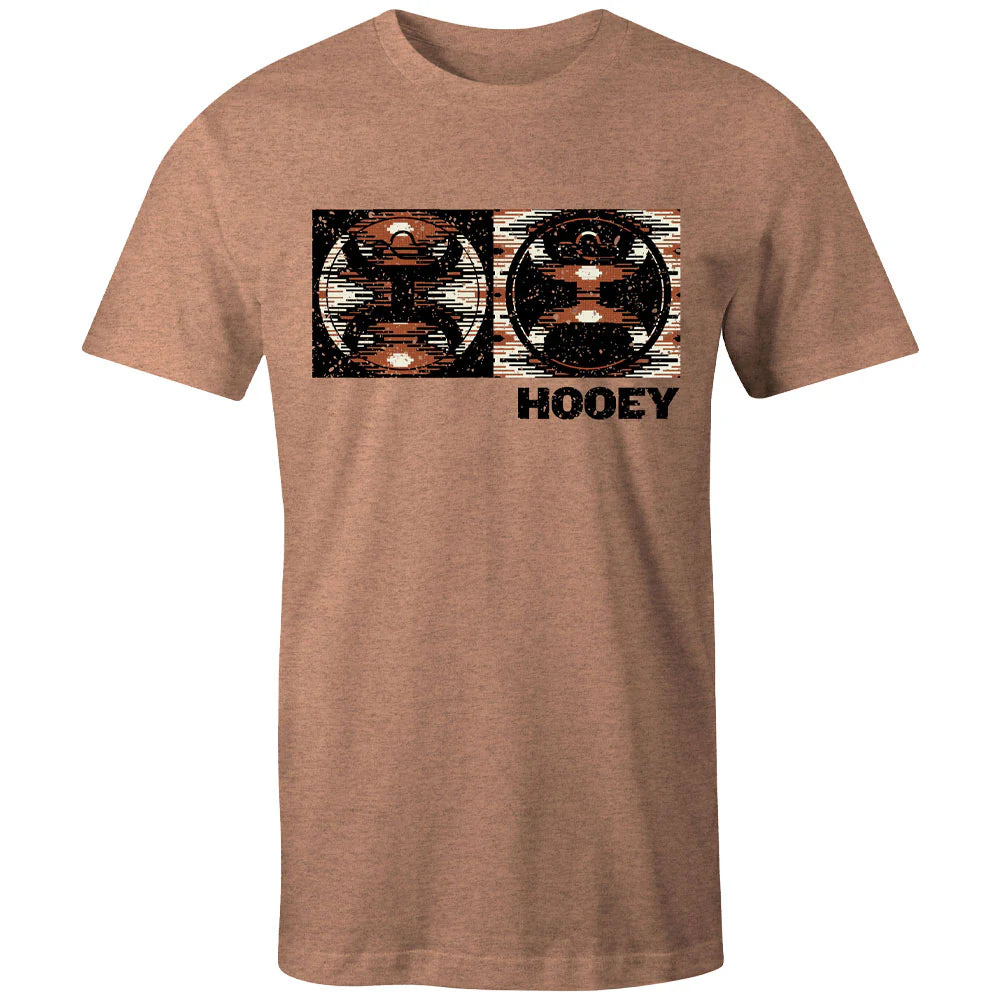 Hooey 2.0 Block" Sienna Heather T-shirt