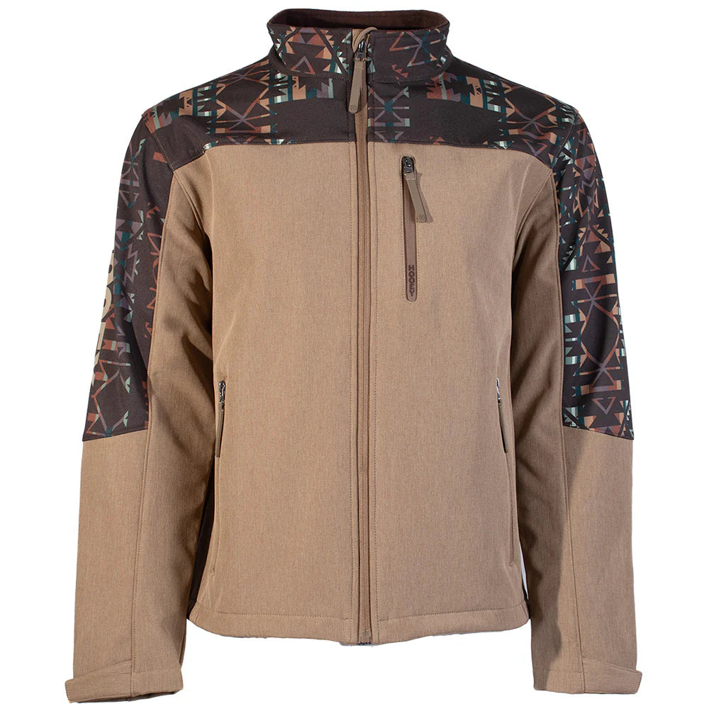 Hooey Softshell Jacket" Aztec/Tan