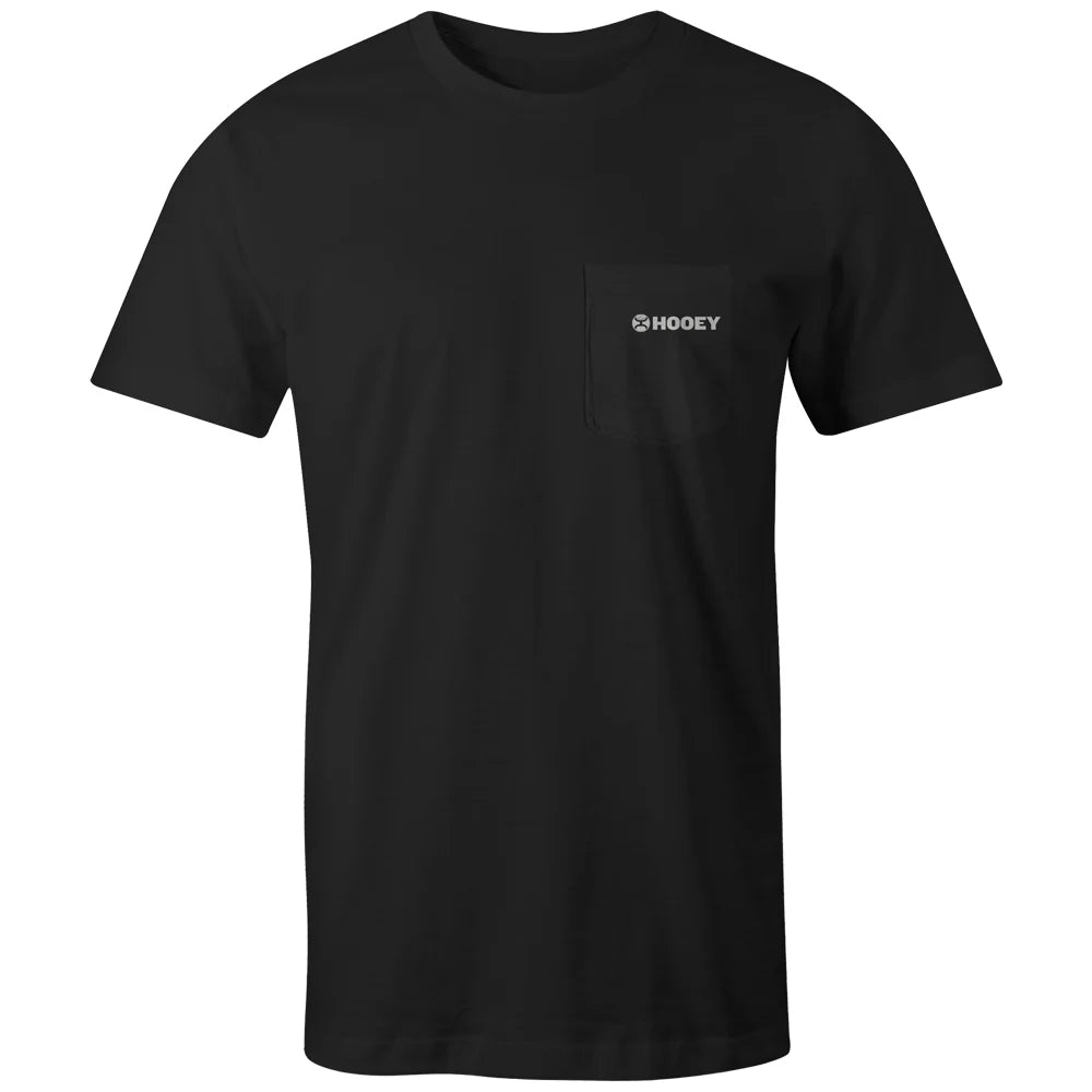 HOOEY Zenith Black Crew Neck Tee Shirt