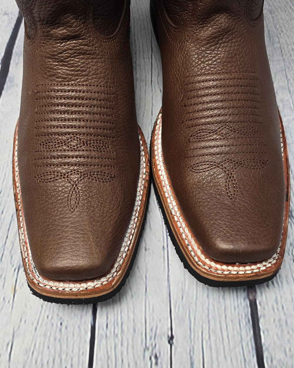 Los Altos Boots Rodeo Toe Brown