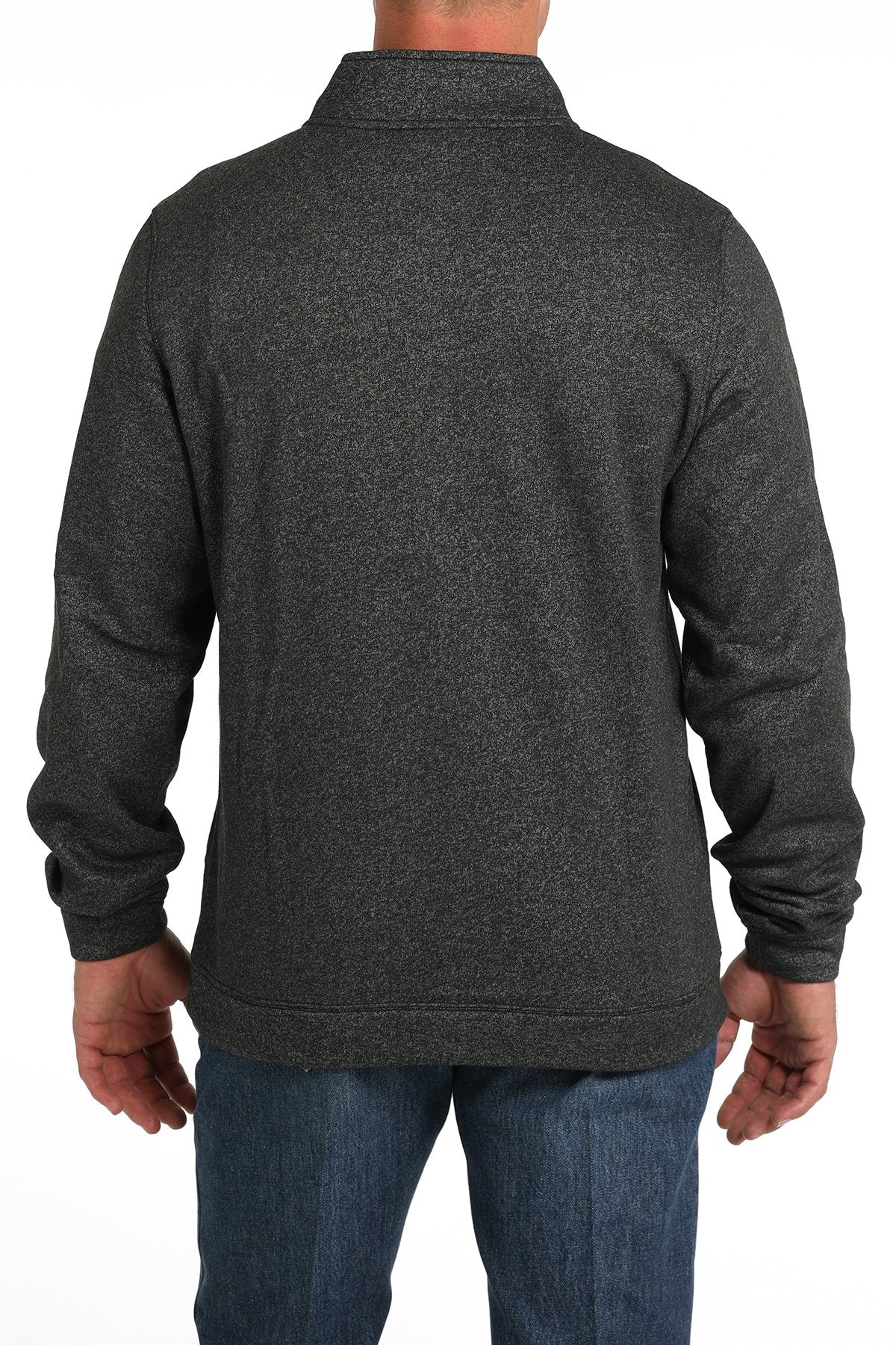 CINCH Men's Match Boys 1/2 Zip Pullover - Black