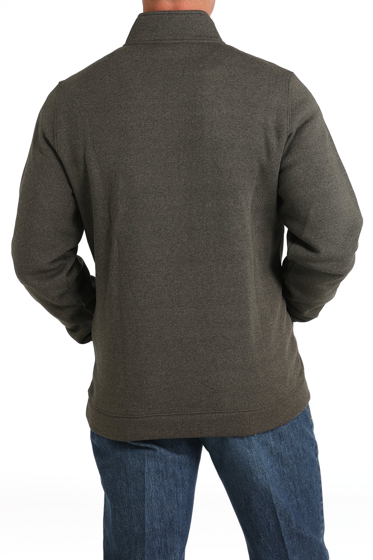 CINCH Men's 1/2 Zip Pullover - Brown