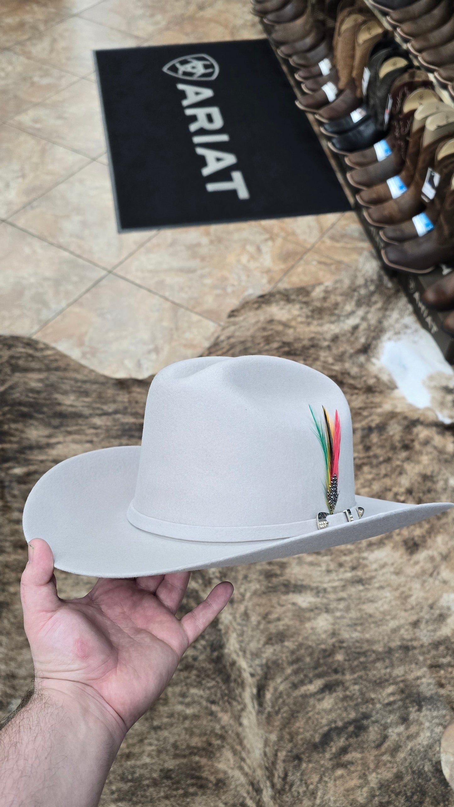 Estilo Sinaloa Platino Wool Hat