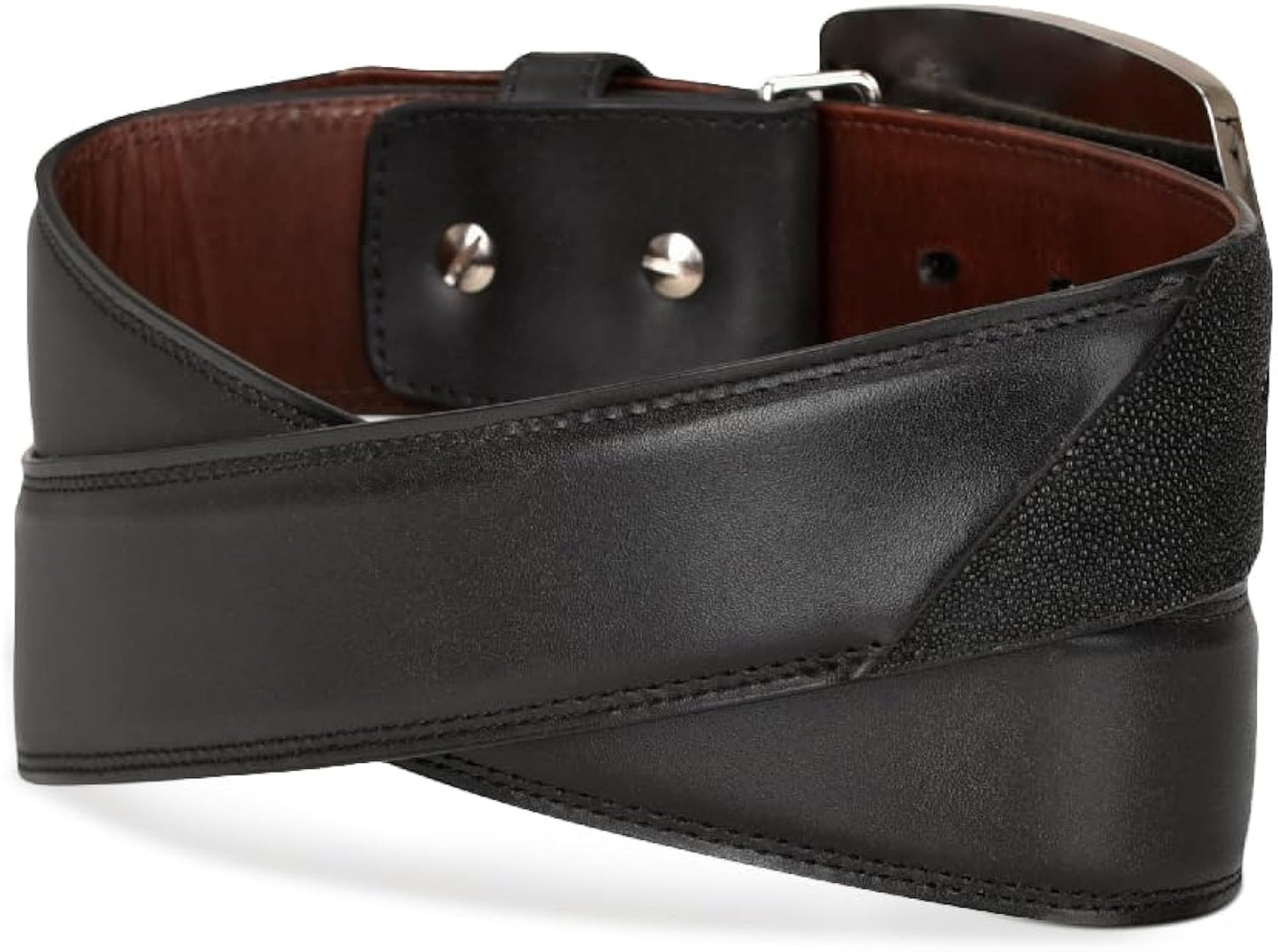 Cuadra Men's Cowboy Belt in Genuine Stingray
