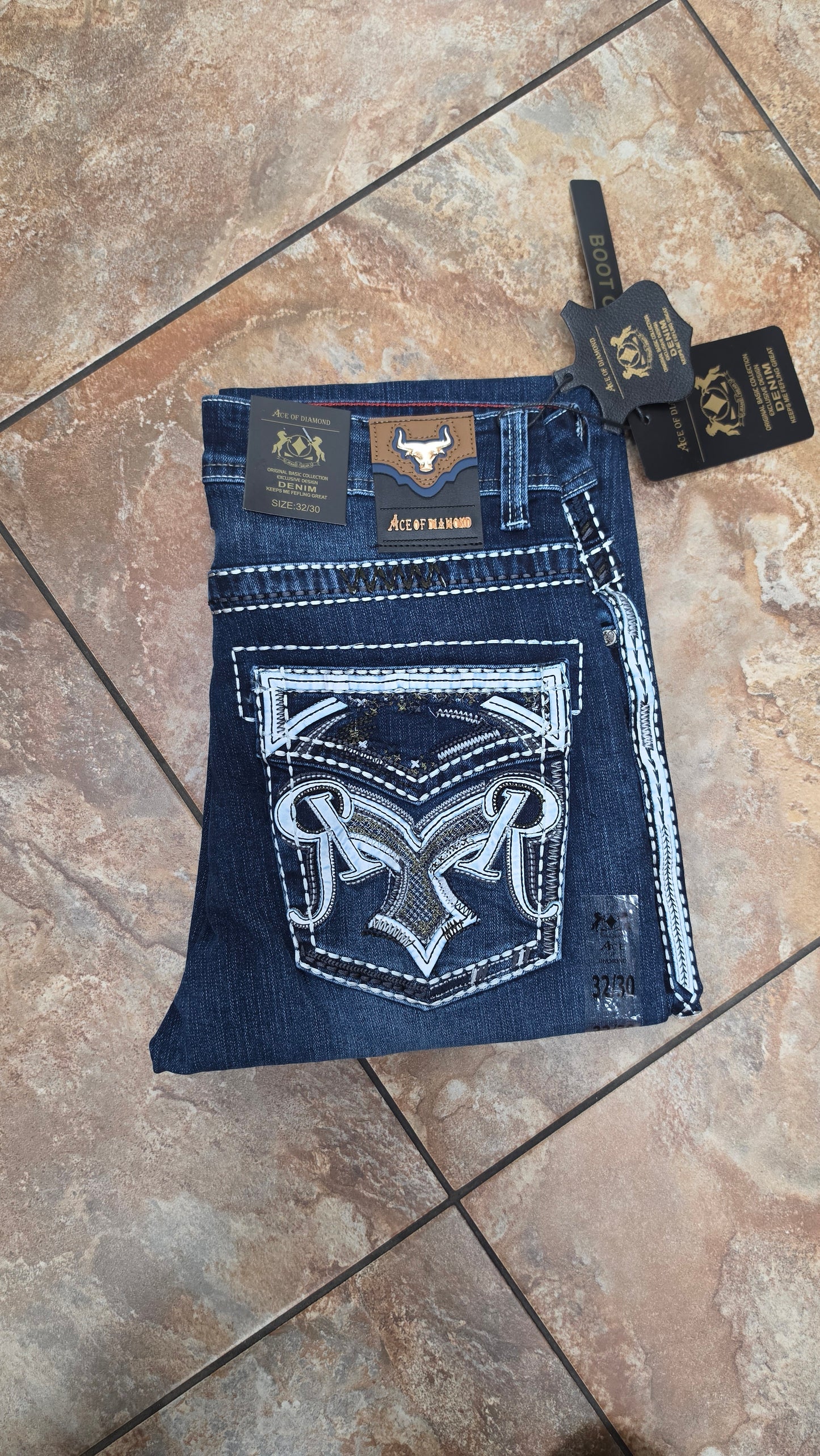 Ace Of Diamond Dark Blue