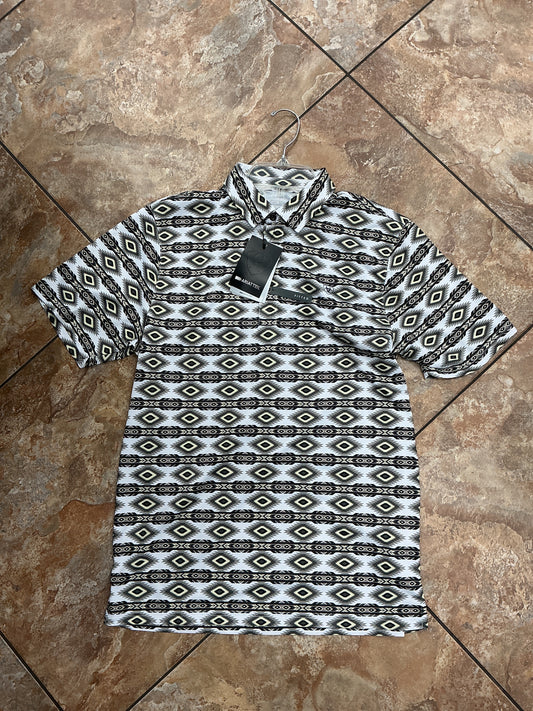 Ariat white Aztec