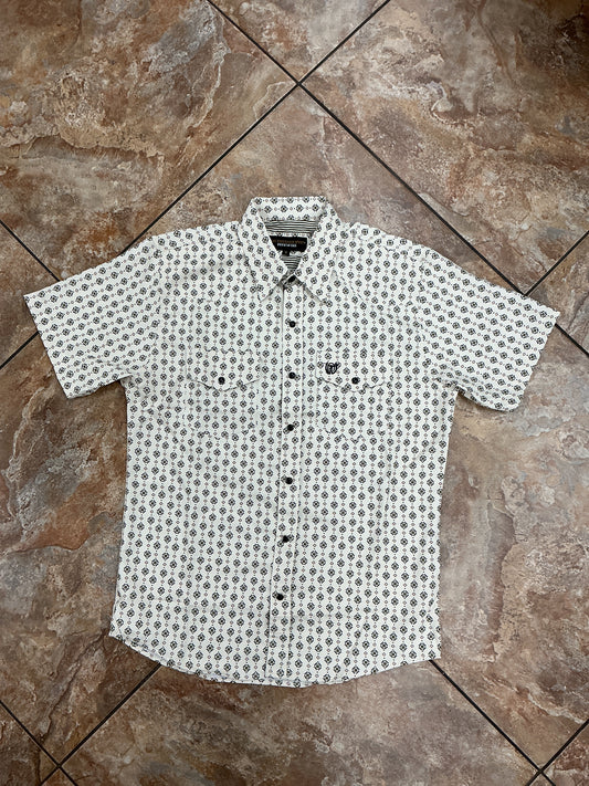 American West Beige Print SS