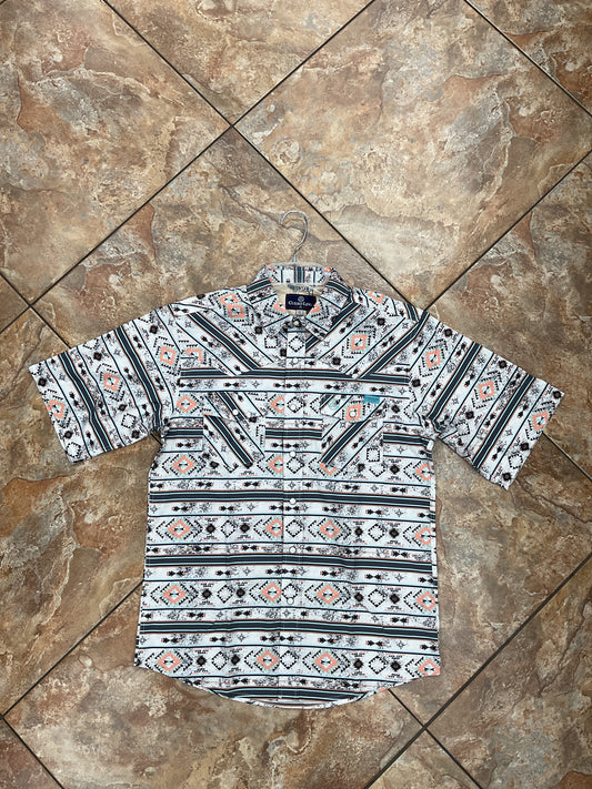 CueroLine aztec short sleeve shirt