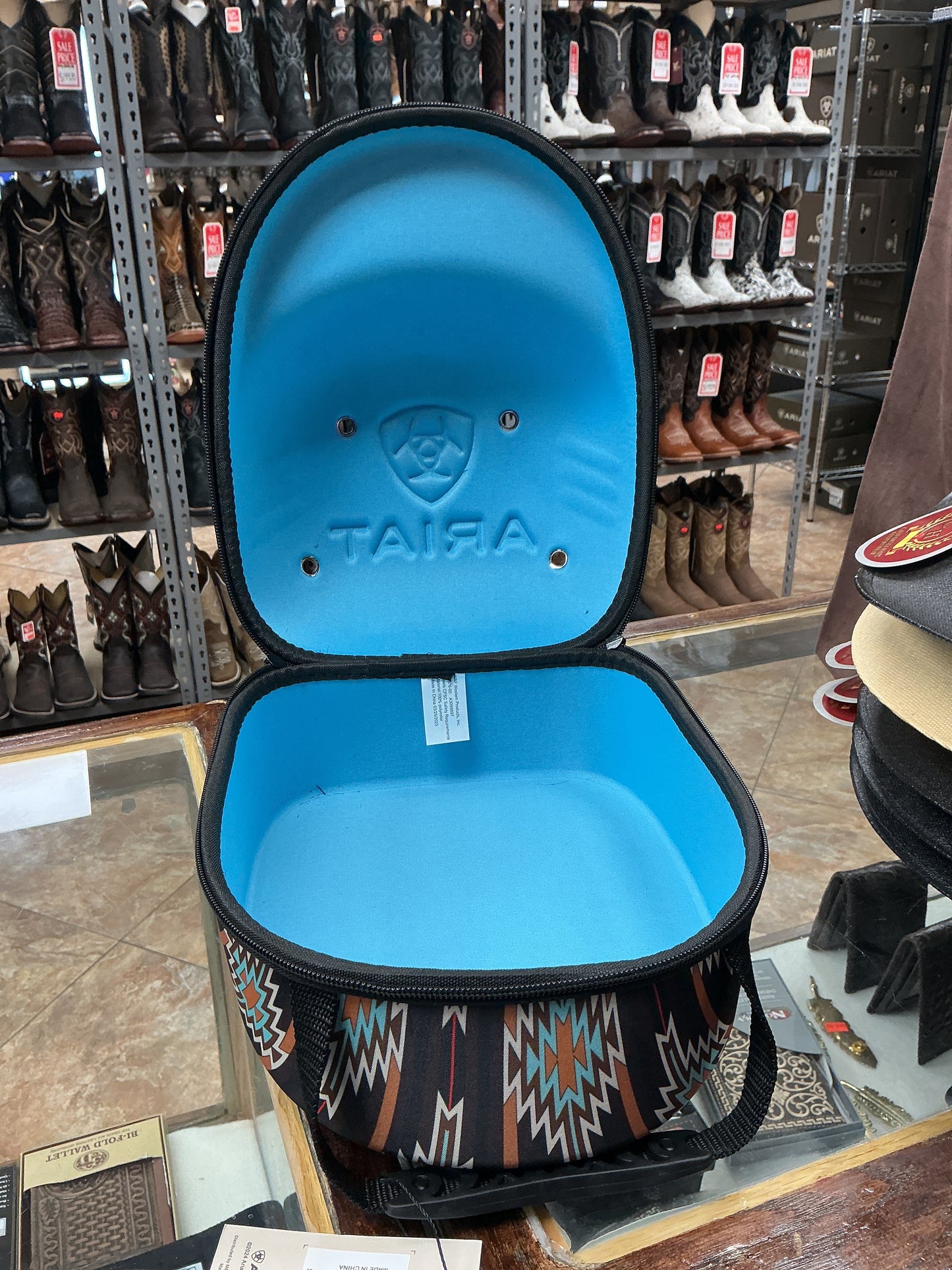 Ariat Aztec Print Hat Carrier