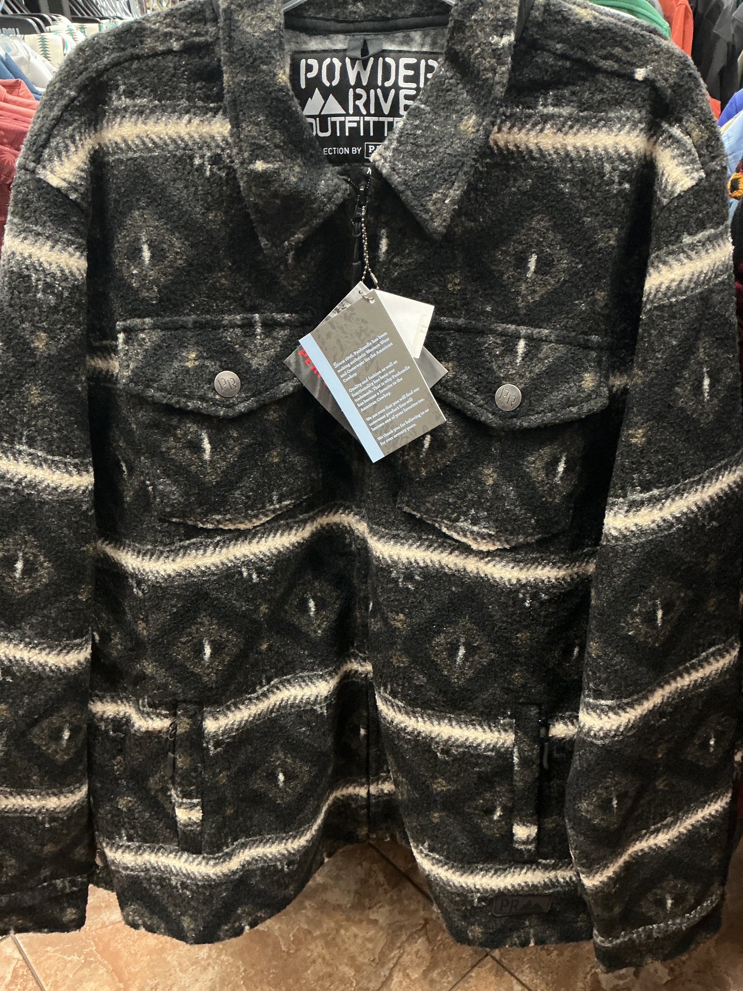Powder River black Aztec jacket