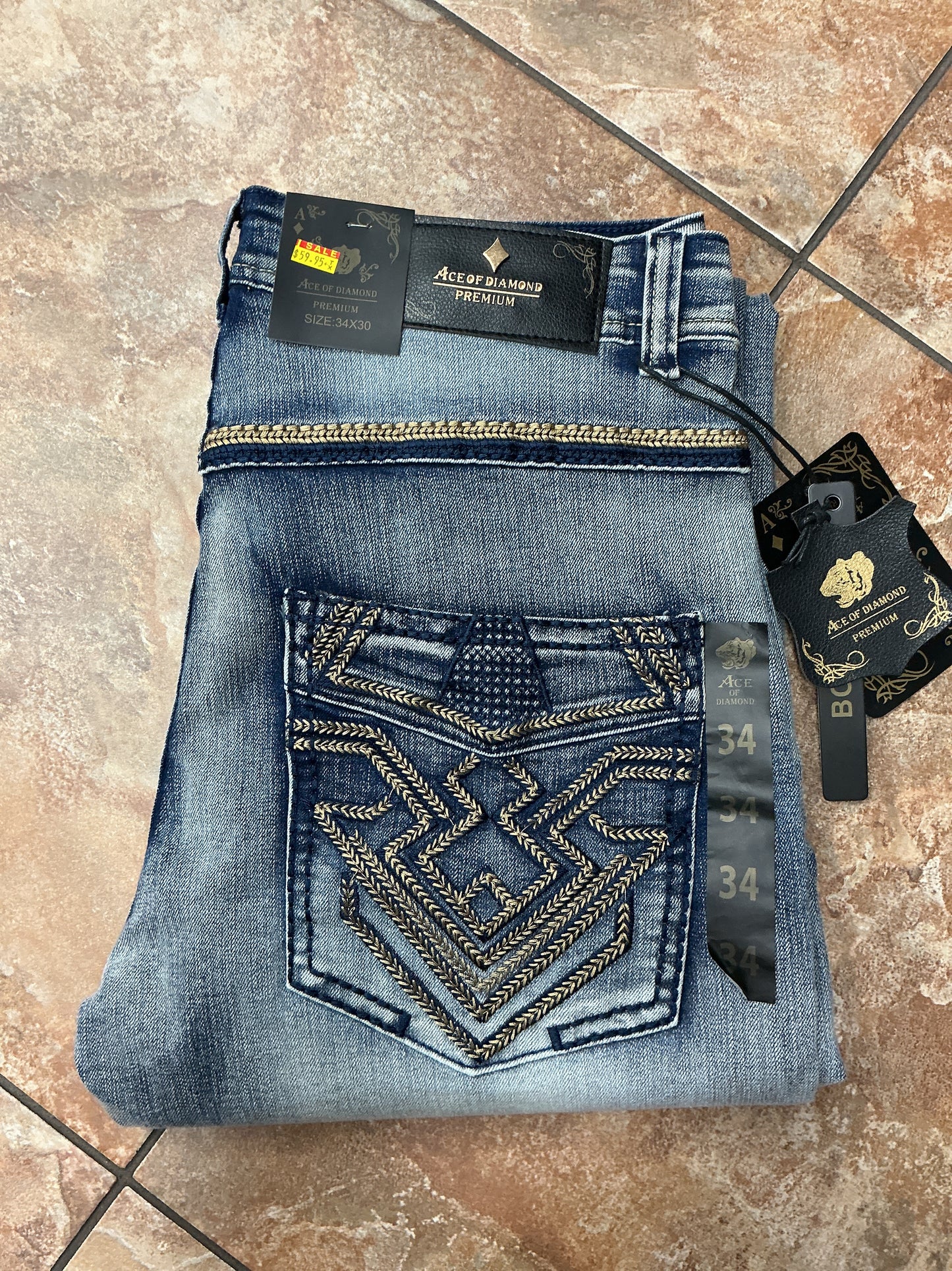 Ace of Diamond light wash