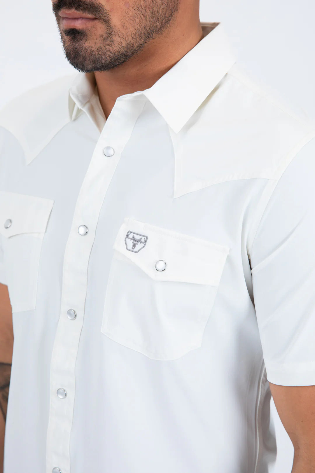 Platini White Short Sleeve Shirts