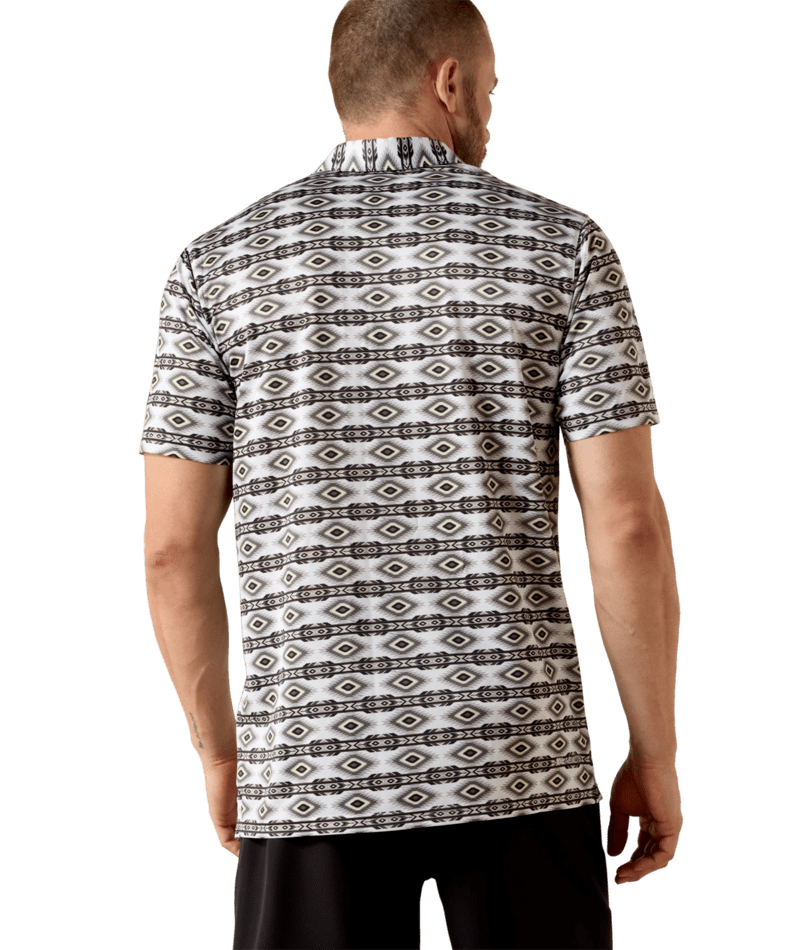 Ariat All Over Print Fitted Polo
