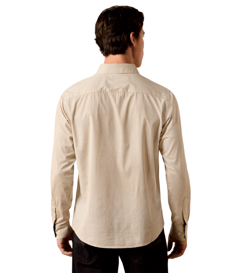 Ariat Modern Slim Shirt White Geo Print