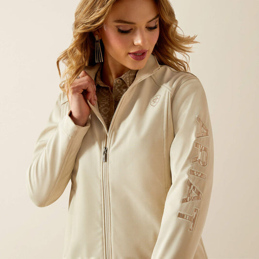 ARIAT Logo Softshell Jacket Dune