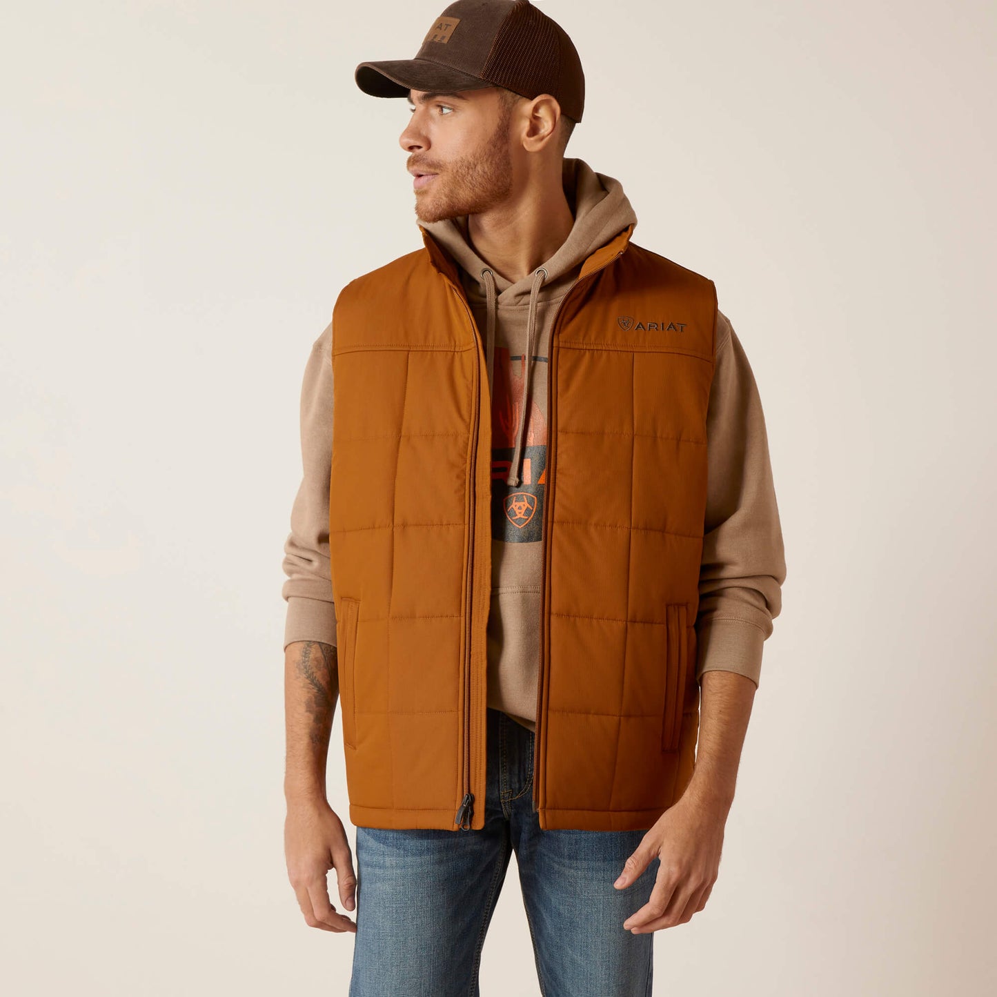 Ariat® Crius Insulated Vest Chestnut