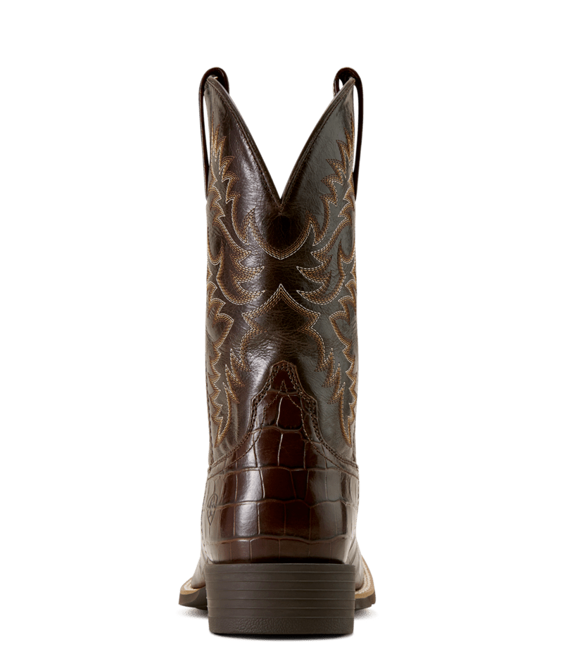 Ariat MNS Sport Latigo Wide Square Toe Cowboy Boot