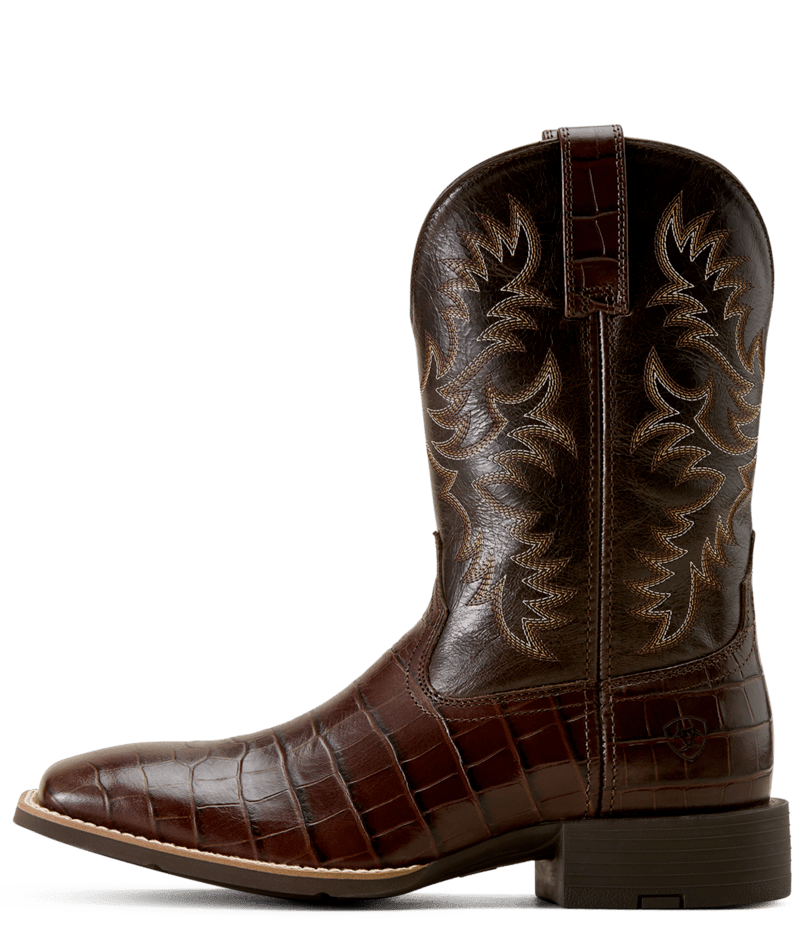Ariat MNS Sport Latigo Wide Square Toe Cowboy Boot