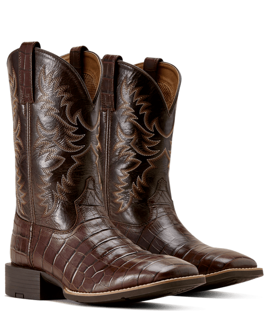 Ariat MNS Sport Latigo Wide Square Toe Cowboy Boot