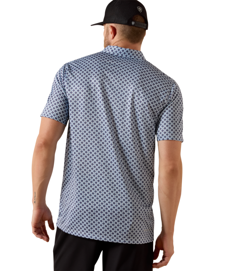 Ariat All Over Print Fitted Polo
