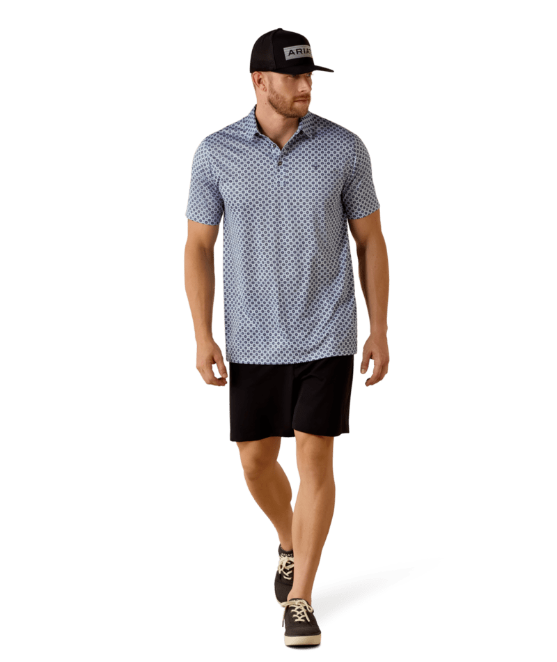 Ariat All Over Print Fitted Polo