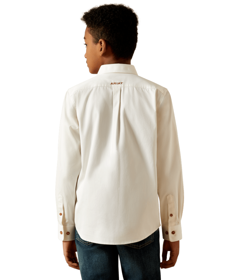 Ariat YTH Solid Twill Classic Fit Shirt