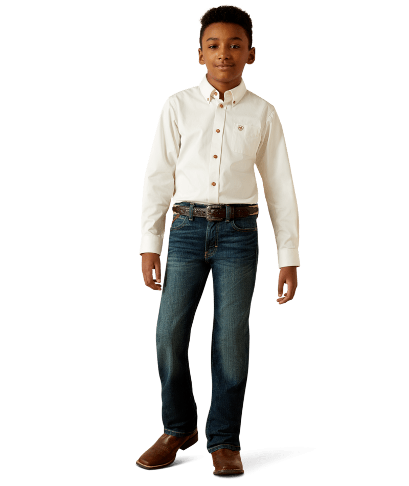 Ariat YTH Solid Twill Classic Fit Shirt