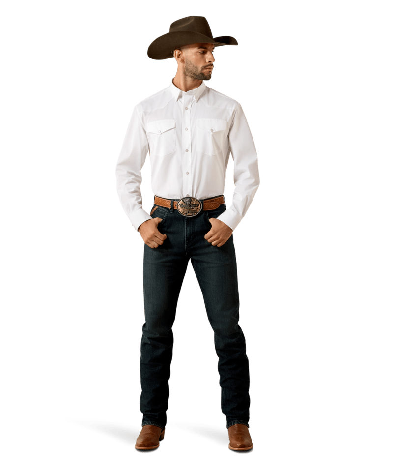 Ariat White Everything Classic Snap Fit Shirt