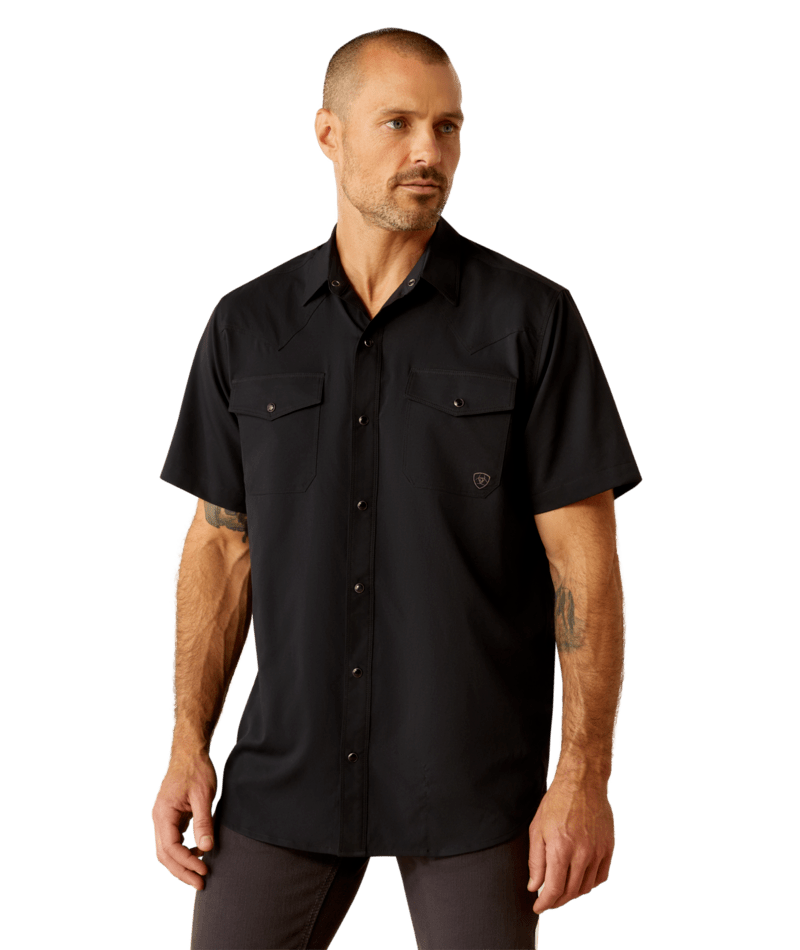 Ariat Short Sleeve Venttek Western black