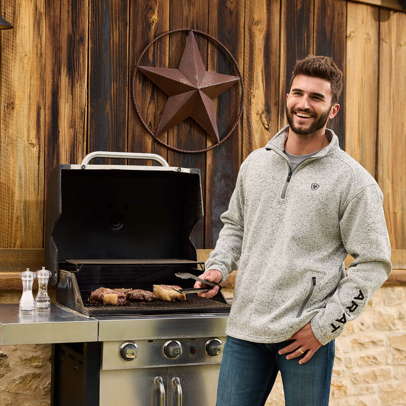 Ariat Caldwell Logo 1/4 Zip Sweater