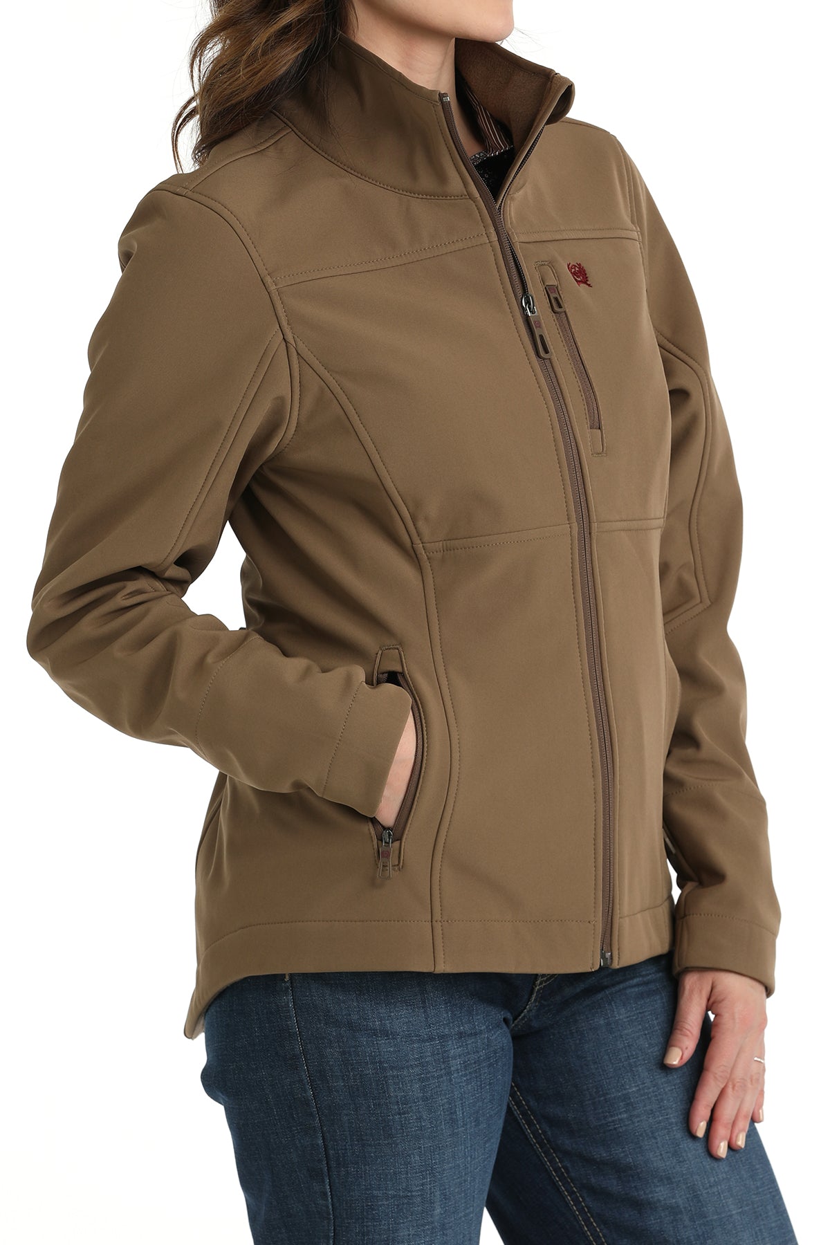 CINCH Women's Concealed Carry Bonded Jacket Brown