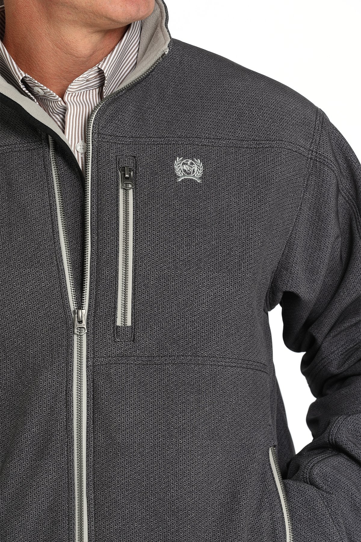 CINCH Men's Concealed Carry Bonded Jacket - Gray