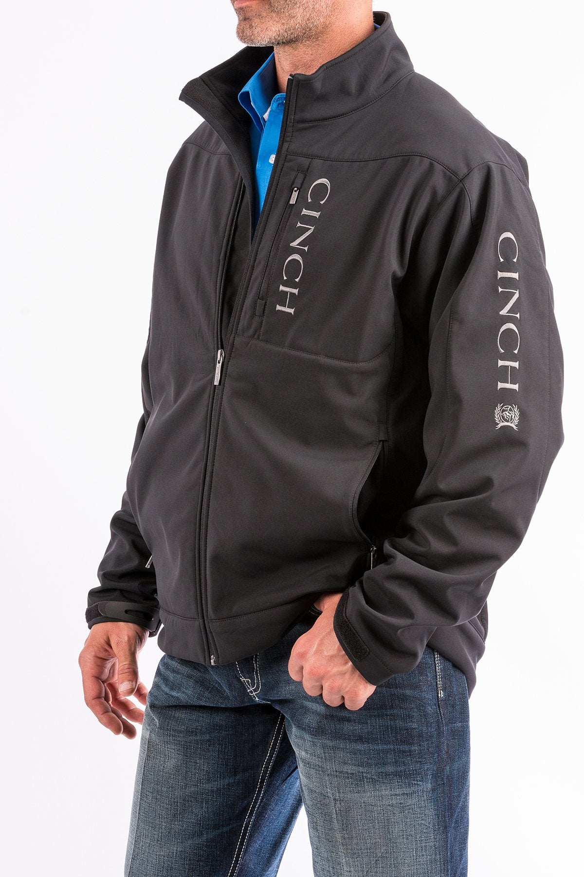 Cinch Men's Black Bonded Concealed Carry Jacket