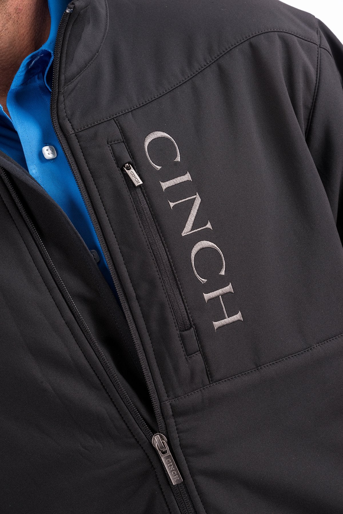 Cinch Men's Black Bonded Concealed Carry Jacket