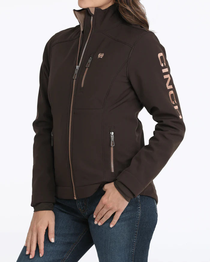 Cinch Brown Hooded Jacket
