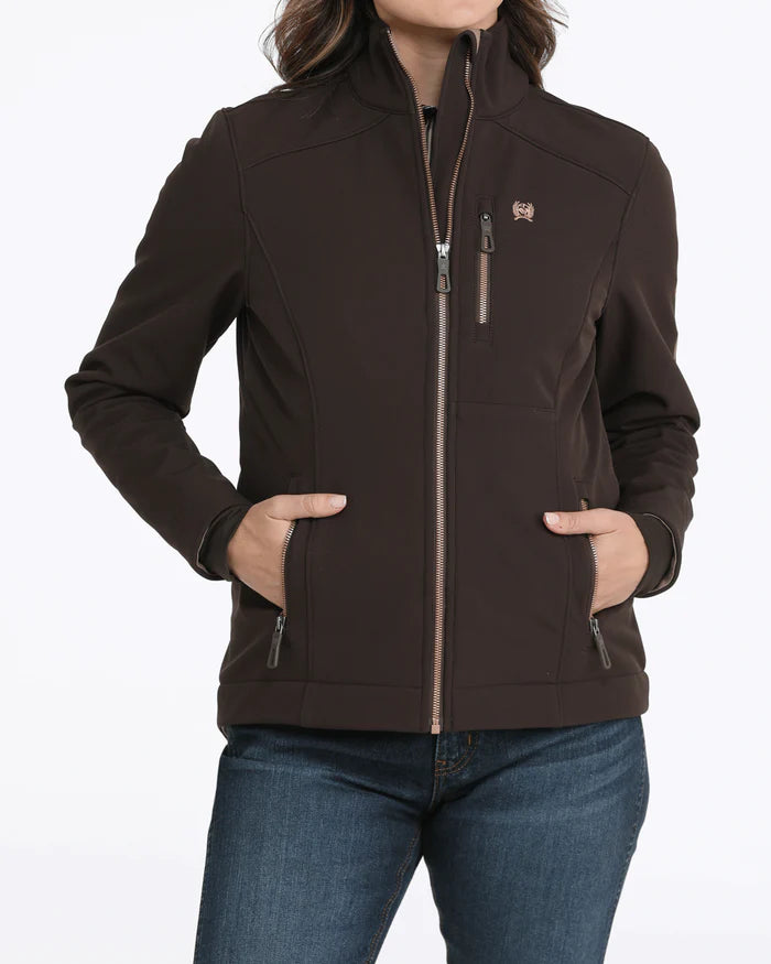 Cinch Brown Hooded Jacket