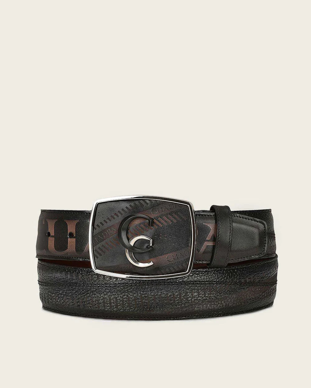 Cuadra Black/Grey western Belt