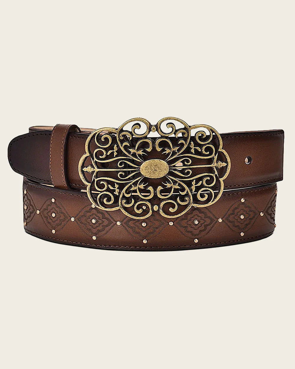 Cuadra Honey Brown western belt