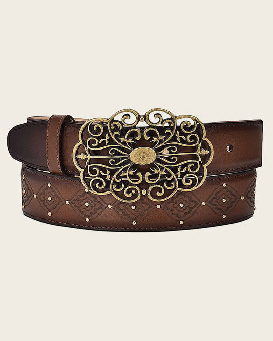 Cuadra Honey Brown western belt