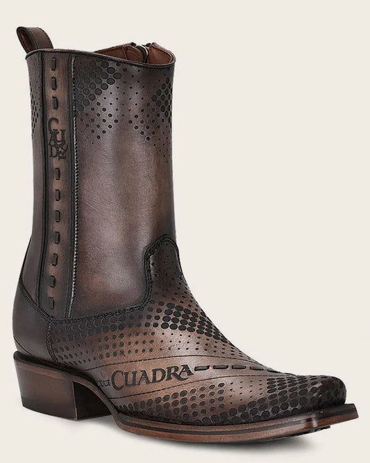 Cuadra Urban brown bovine boot