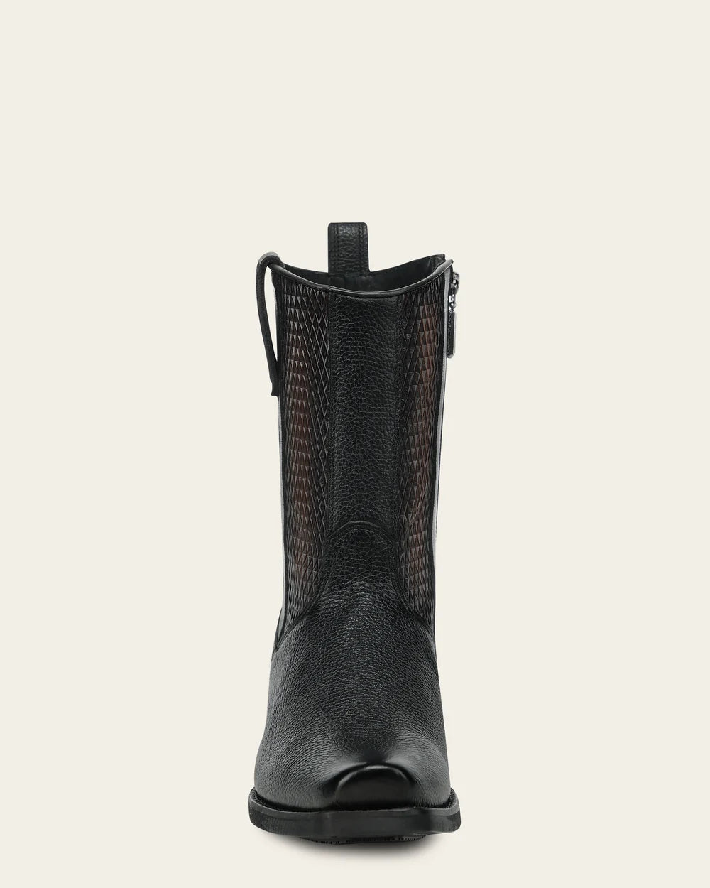 Cuadra Urban Boot In Genuine Italian Deer Black And Bovine Leather
