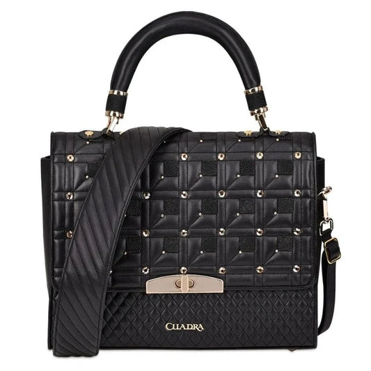 CUADRA Black Stingray Purse